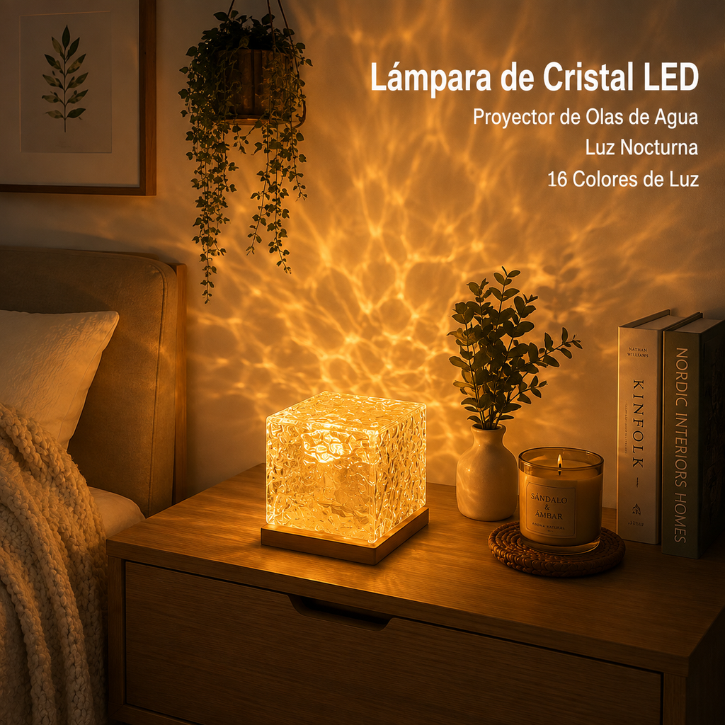 Cubo de Luz Onda Relajante AuraGlow