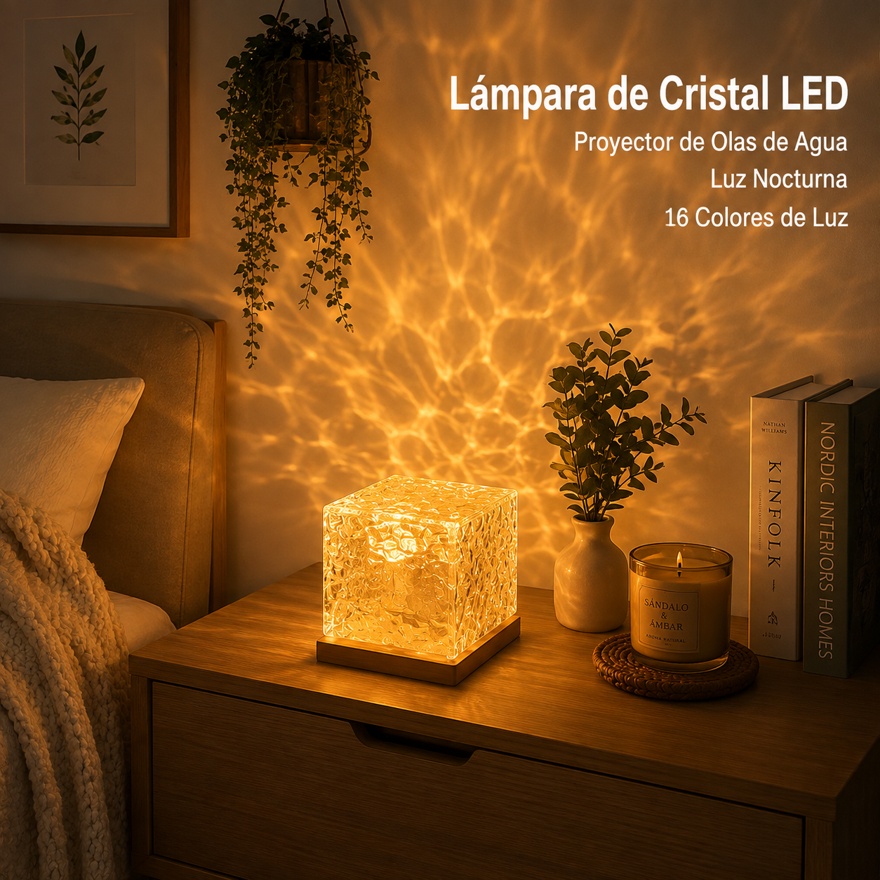 Cubo de Luz Onda Relajante AuraGlow