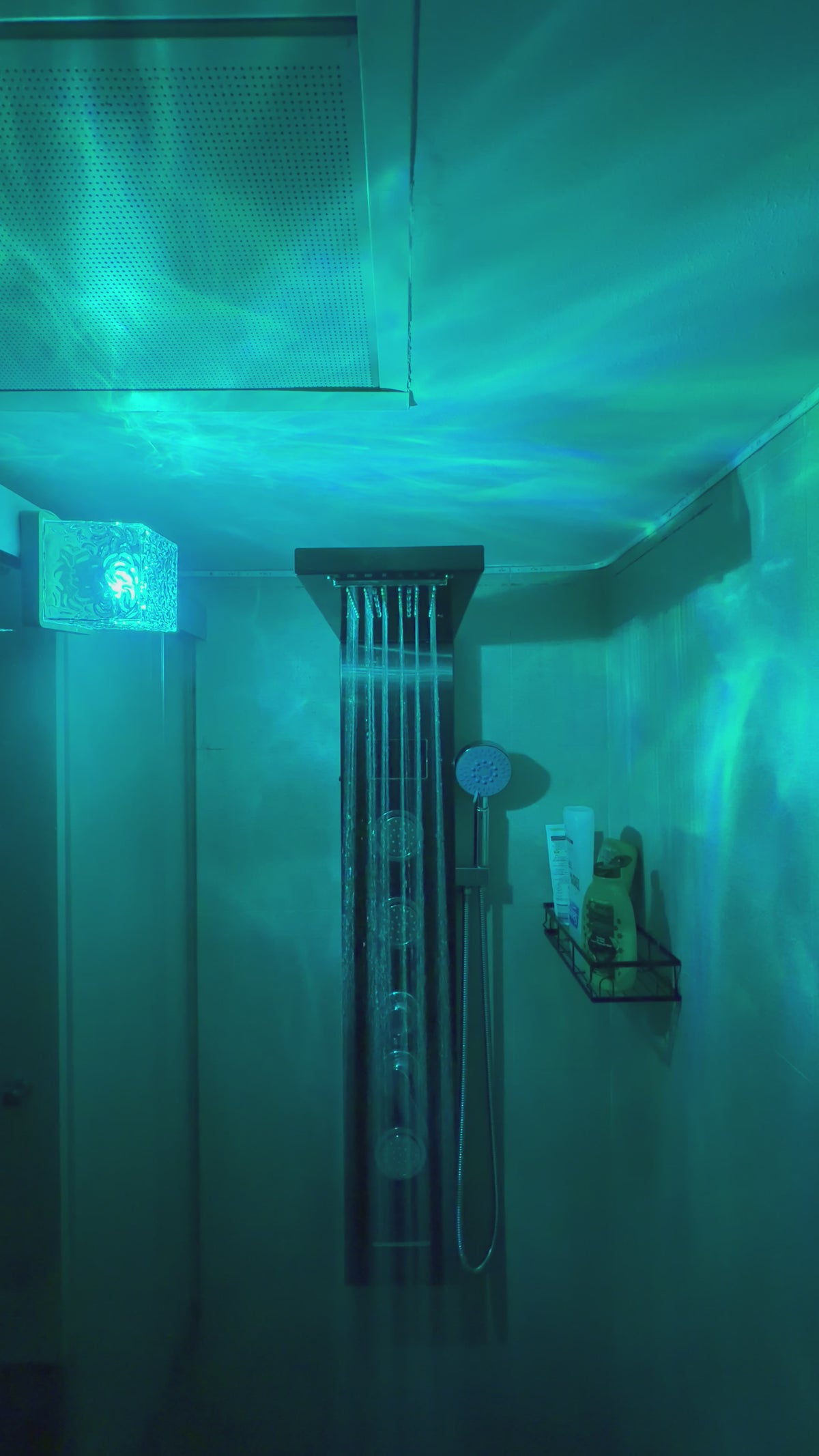 Luz decorativa LED con efecto ola de mar